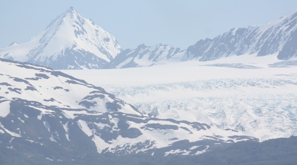 Glacier across the bay near Homer, AK. Location is approximate.