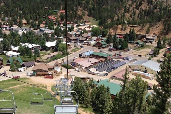 A ride on the chair lift provides a beautiful view of the little tourist town of Red River, winter or summer. Hike or ride either or both directions and meet some of the friendliest people around while spending your day at around 9,000 feet!