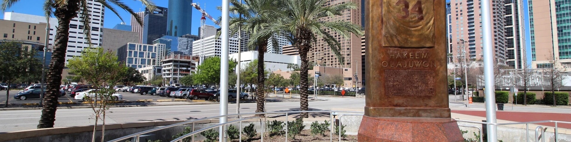 At the main entrance.