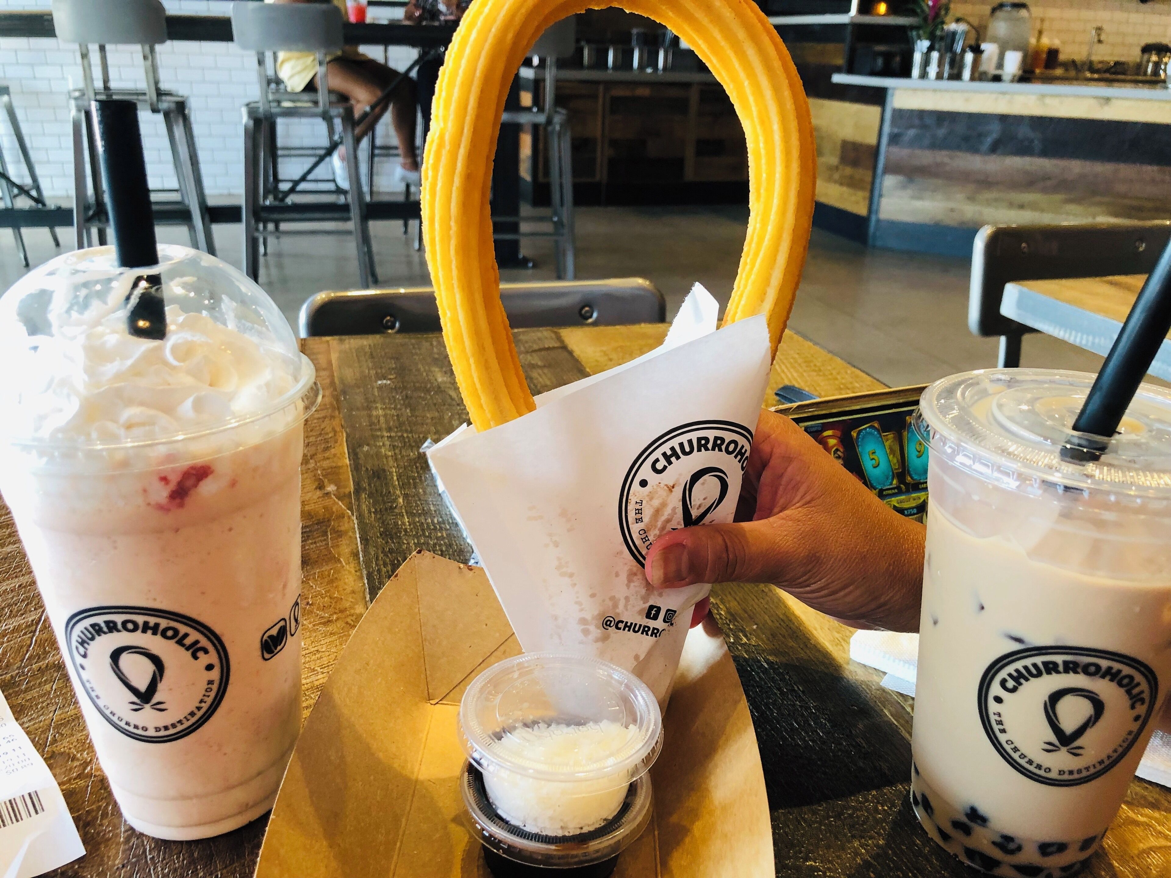 Strawberry cheese cake milkshake is tooooo sweeet!!