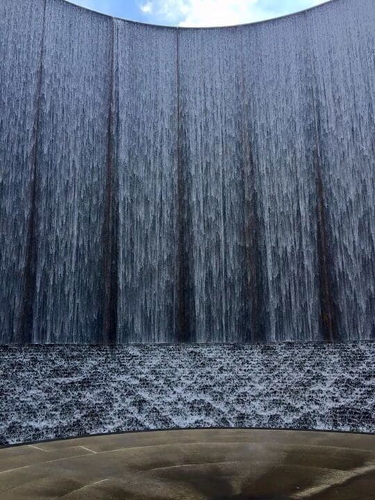 This place is a favorite of photographers and I can see why. 180 degrees views of cascading waterfalls towering above you, getting spritzed by the water... It really is something special!