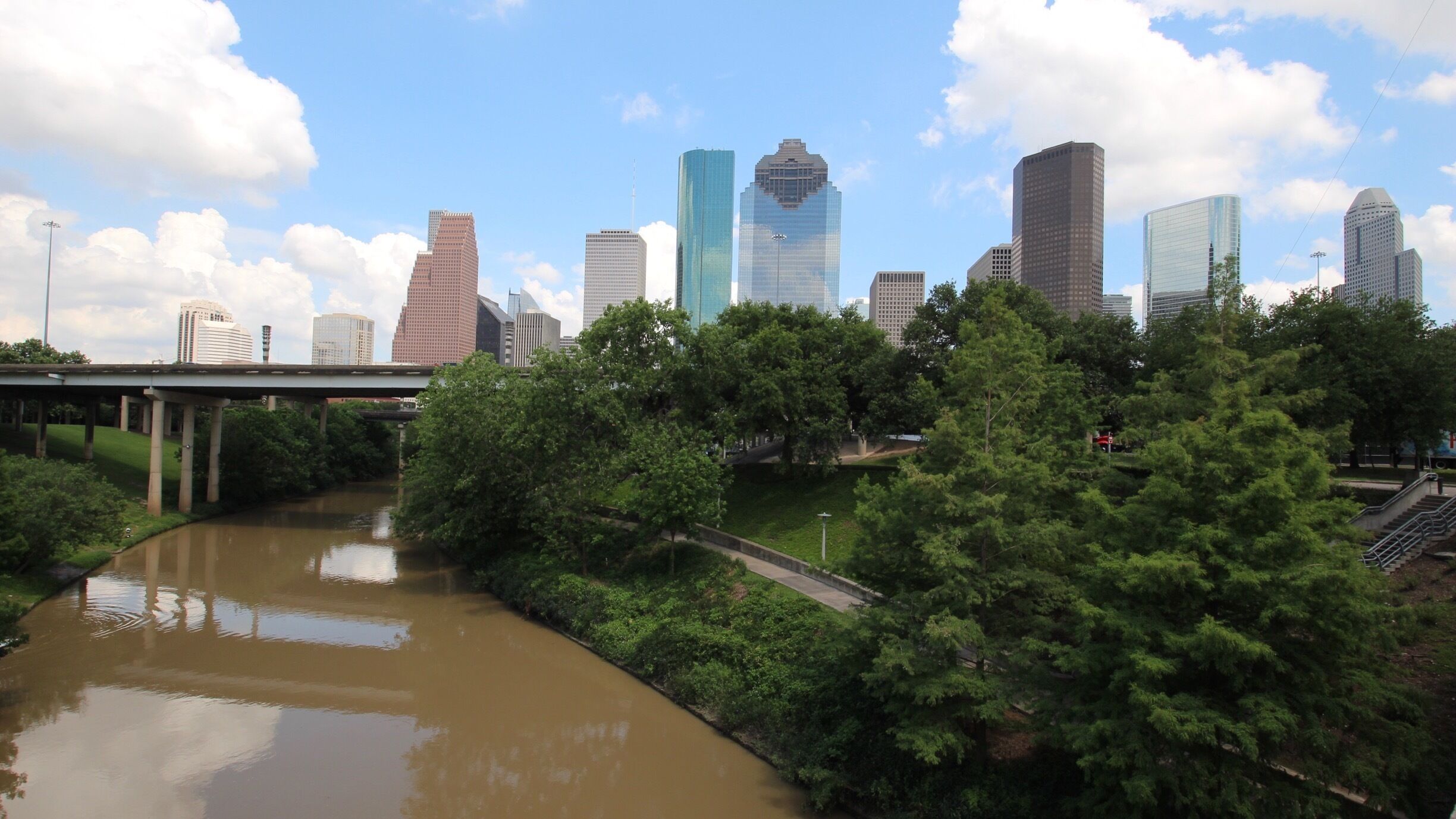 Sabine Street Bridge Houston, Texas.