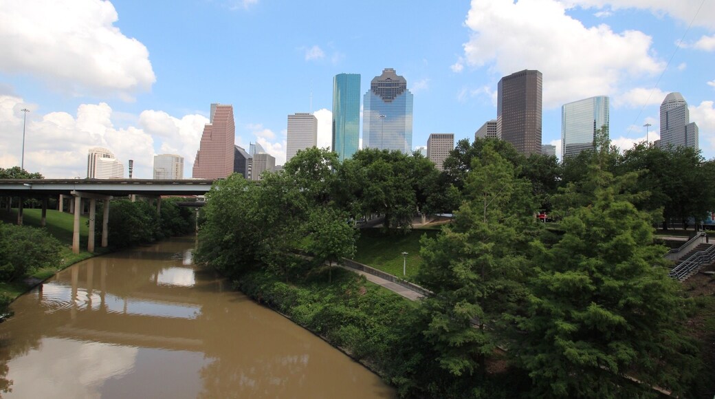 Sabine Street Bridge Houston, Texas.
