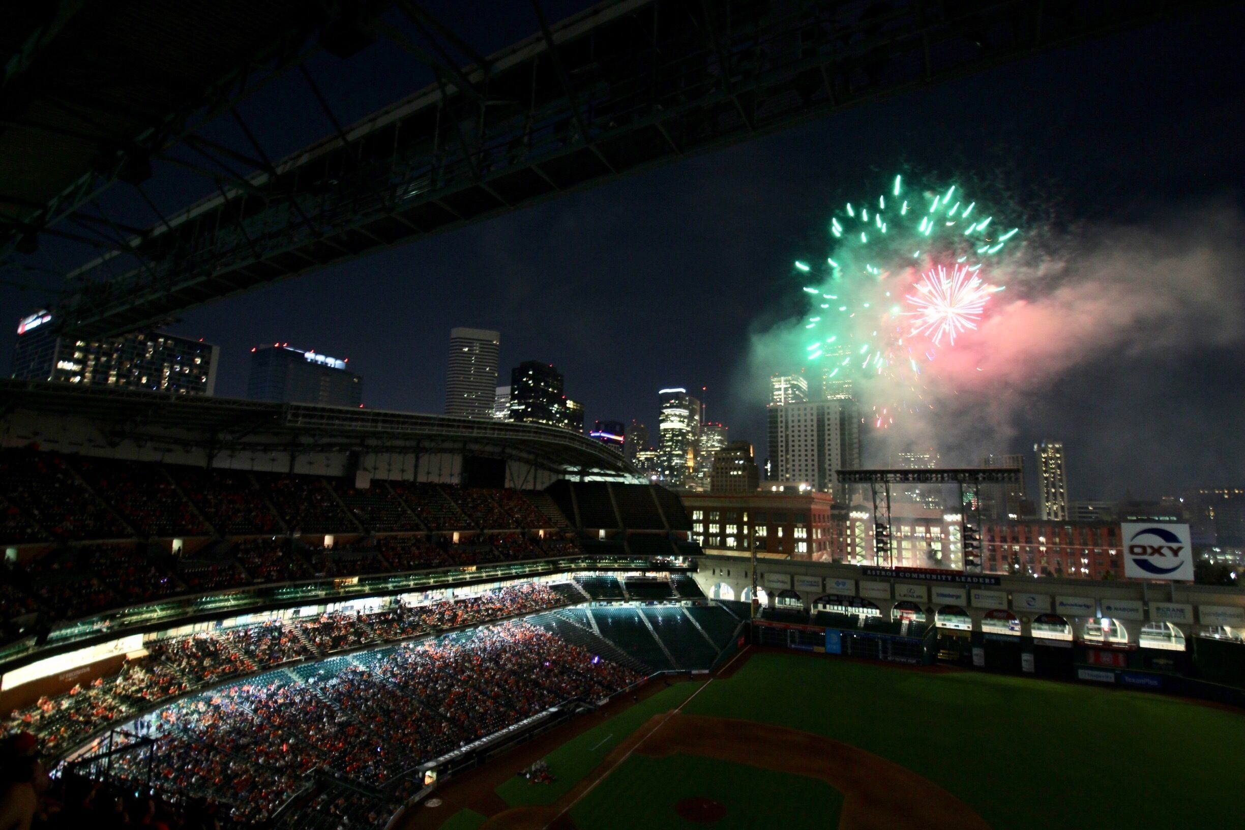 Friday night fireworks.
