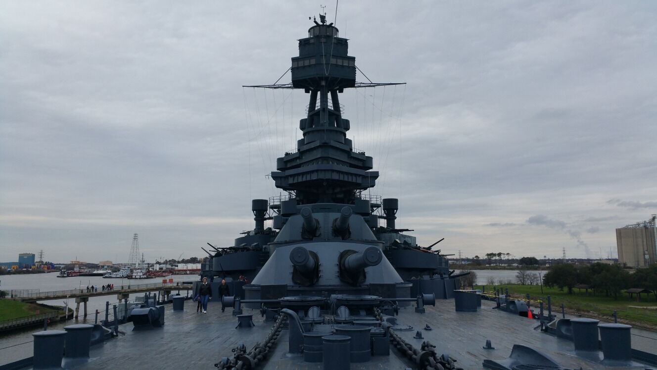 If you are interested in naval history, don't miss your chance to visit the Battleship Texas. You can walk all over this beautiful ship and really come to appreciate it.