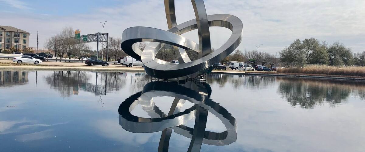 Located in front of business off the Sam Houston Beltway.