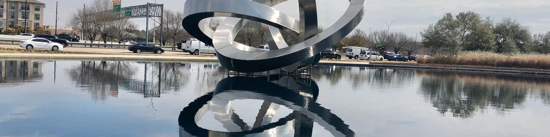 Located in front of business off the Sam Houston Beltway.