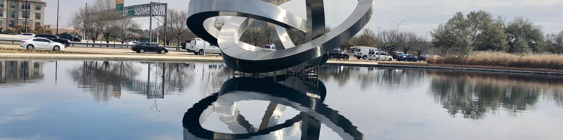 Located in front of business off the Sam Houston Beltway.