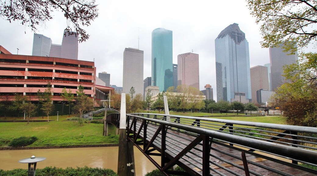 Gloomy day in Houston along the Buffalo Bayou!