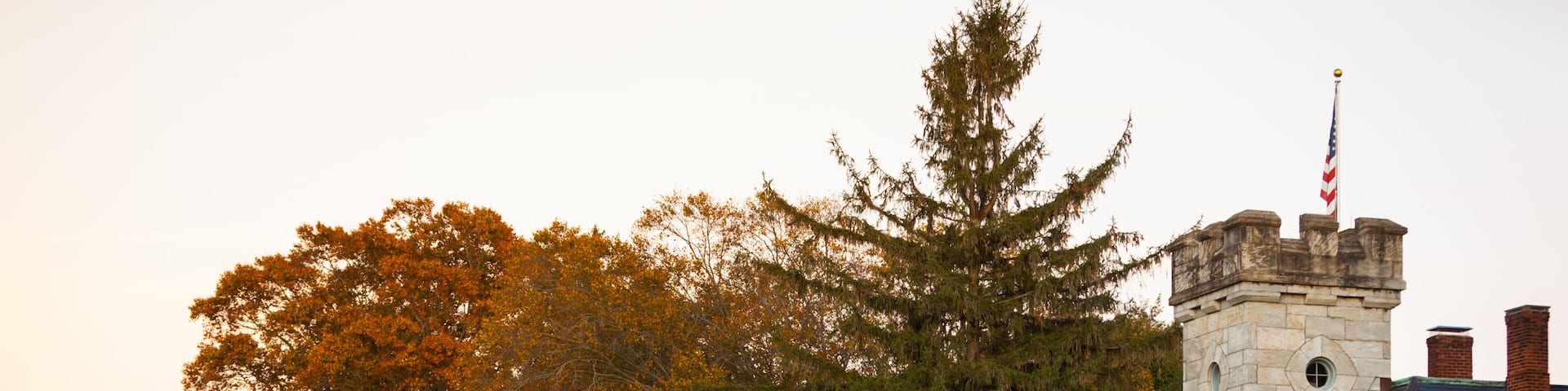 Entrance Sign "Antietam National Cemetery" at a Road in Sharpsburg, Maryland, USA