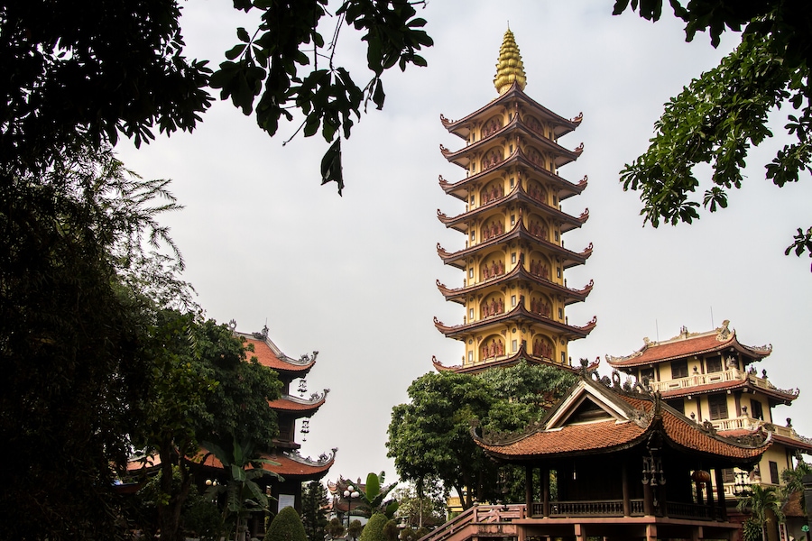 Pagoda of Pho Chieu temple in haiphong, Vietnam, Shutterstock ID 598479500, SF SSA Case with Manager Approval: Case 07151371, Job: Prepay credit, Client/Licensee: , Other:
