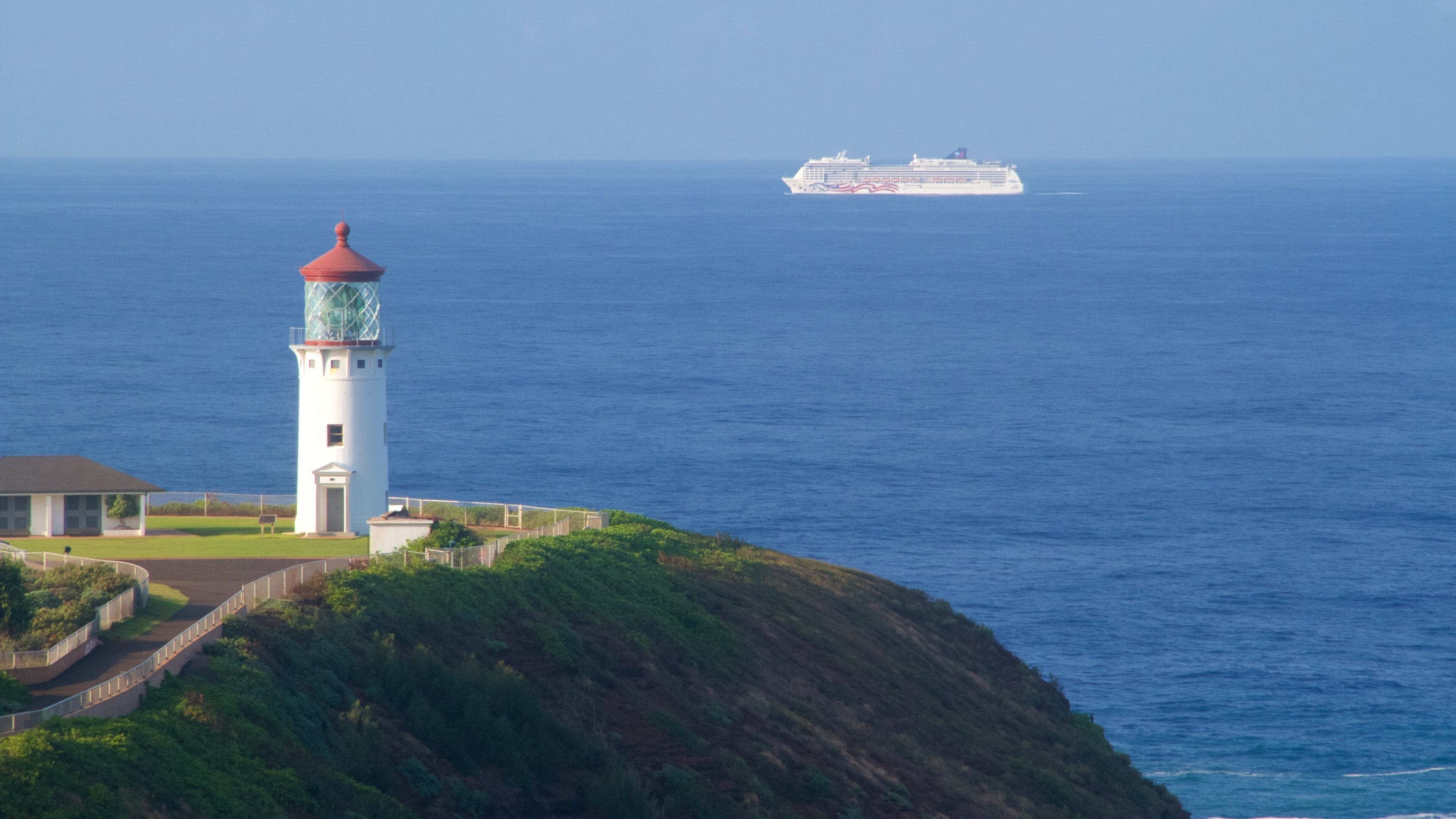 Princeville featuring general coastal views and a lighthouse