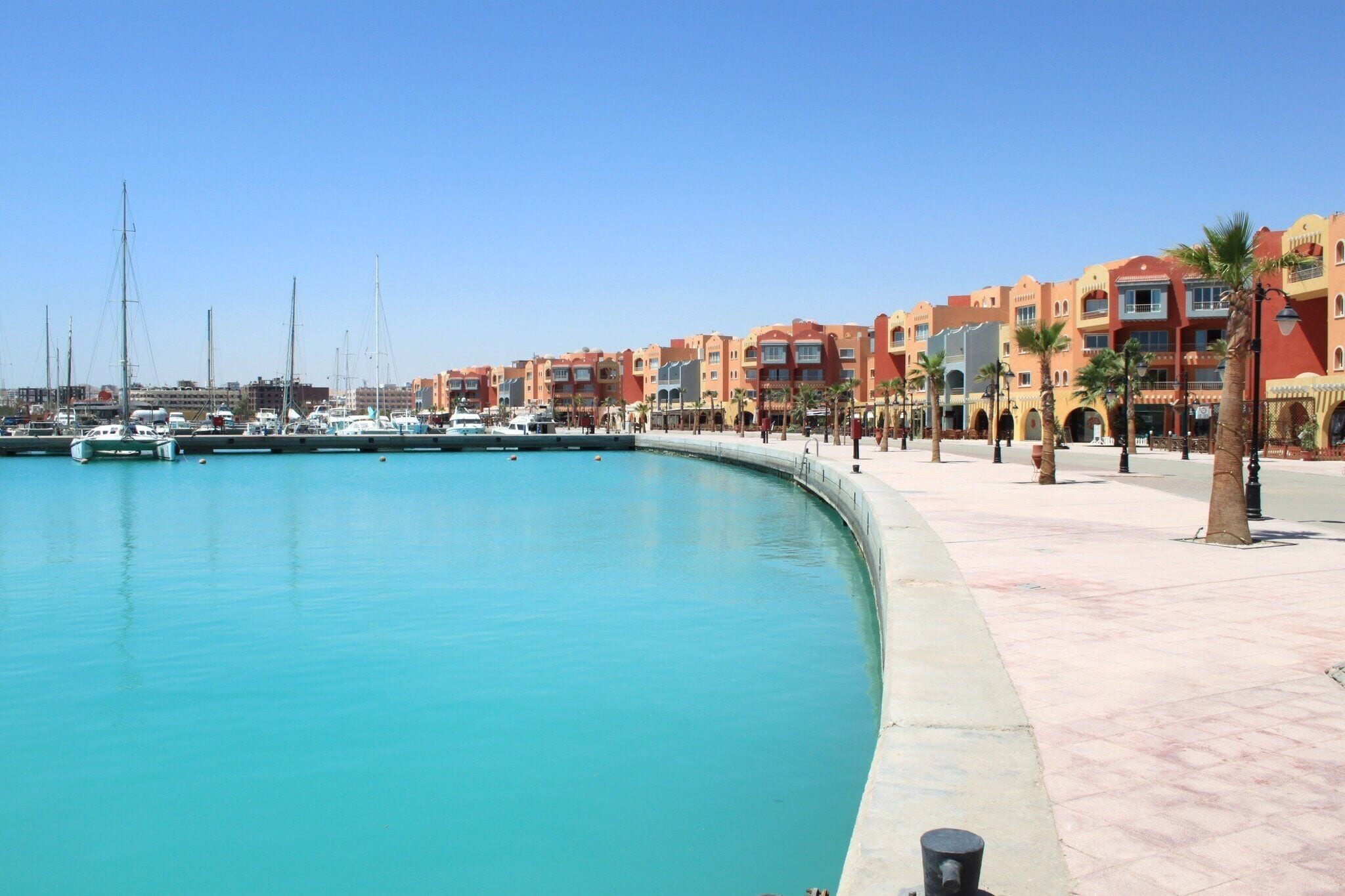 Hurghada is a beach resort town stretching some 40km along Egypt’s Red Sea coast. It’s renowned for scuba diving, and has numerous dive shops and schools in its modern Sekalla district. There are many restaurants and nightclubs catering to an international crowd, while the old town, El Dahar, is home to traditional Egyptian coffee shops and souks...