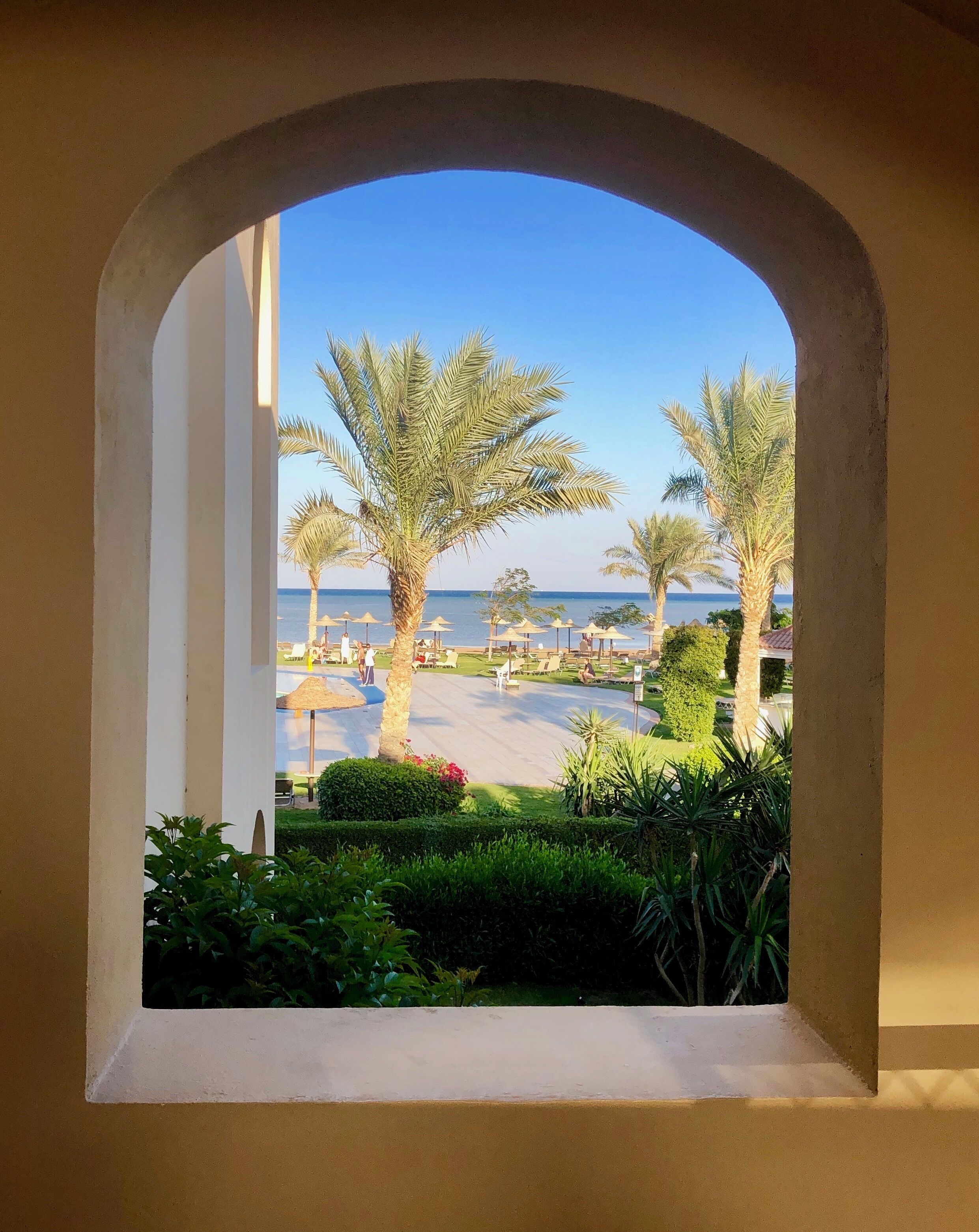 Looking out to the Red Sea 