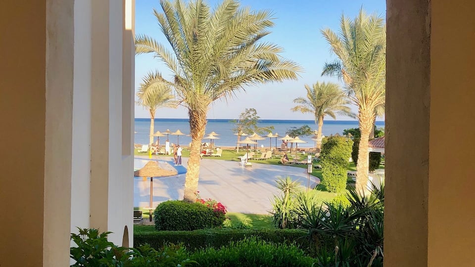 Looking out to the Red Sea