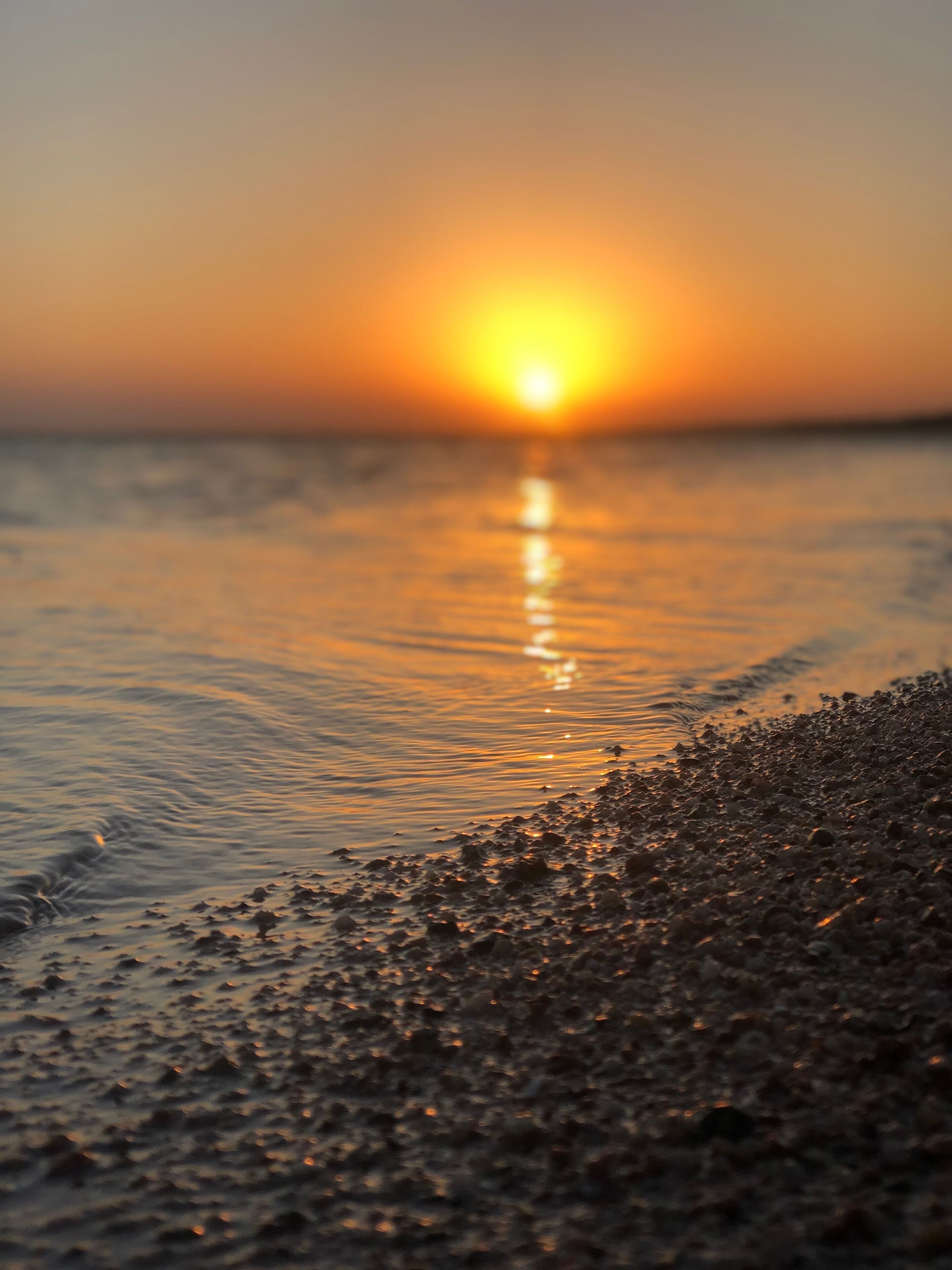 Enjoying sunrise at 625am this morning at the Red Sea 