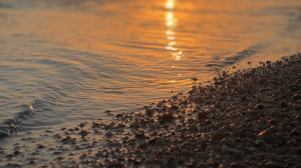 Enjoying sunrise at 625am this morning at the Red Sea