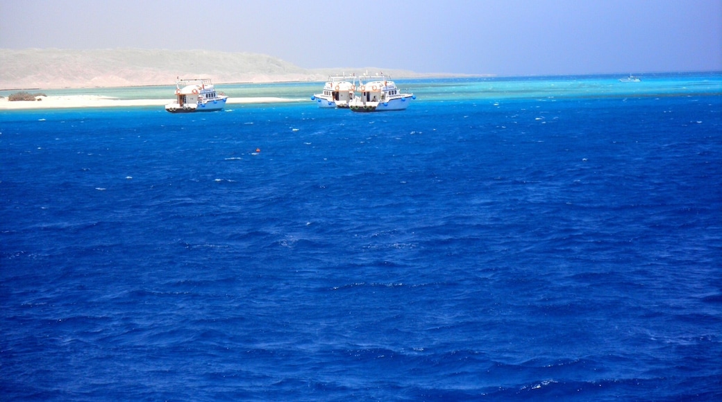 The sea is such an amazing azure blue here.