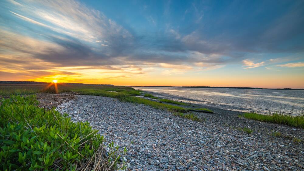 Coastal sunset in the low country