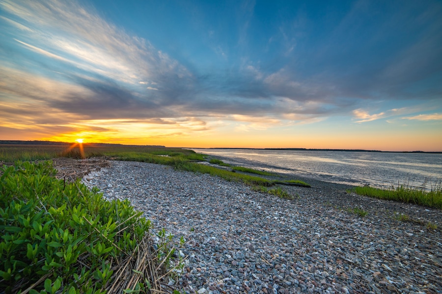 Coastal sunset in the low country