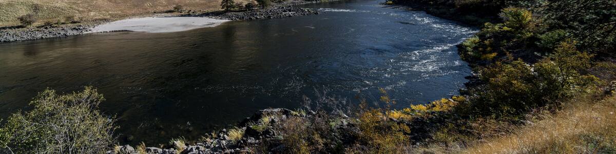 Salmon River in Fall, Idaho