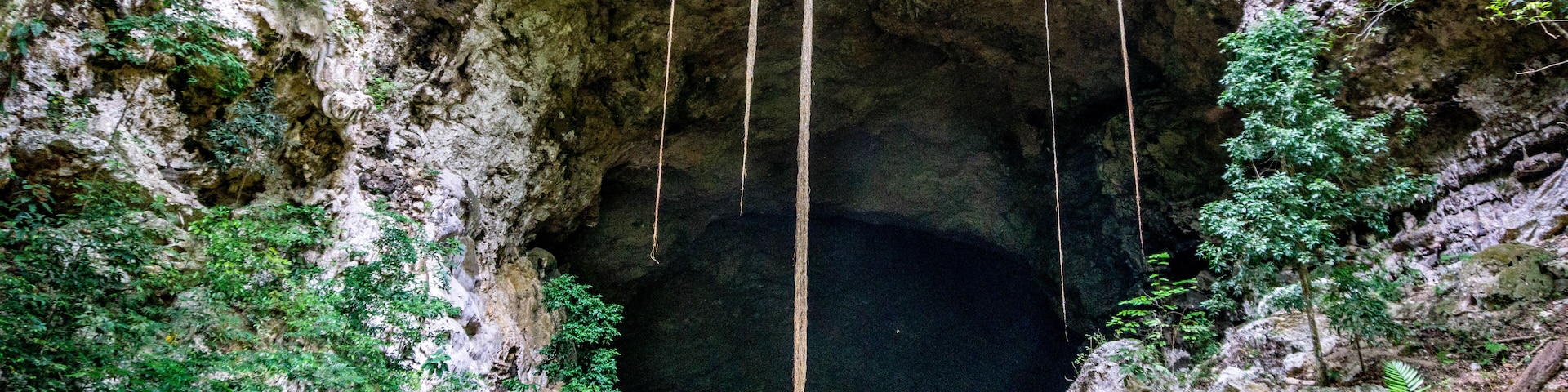 Rio Frio Caves and Cave Waterfalls in Belize.