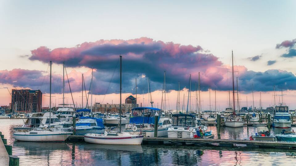 BALTIMORE, USA Founded in 1729, Baltimore is the second largest seaport in the Mid-Atlantic. With hundreds of identified districts, city has been dubbed "a city of neighborhoods".