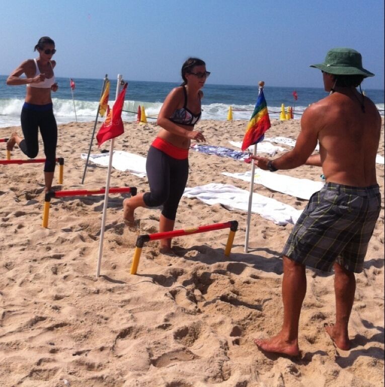 The famous Minardi Beach Workout.  Five days a week in the summer at Main Beach.  There is no better workout and no better coach than Jimmy!