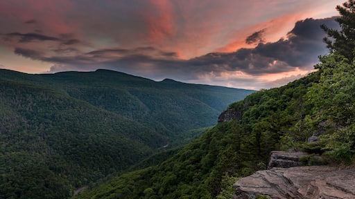 Sunset Over the Catskill Mountains