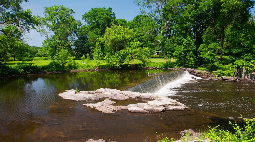 Shepaug river waterfall Roxbury Connecticut