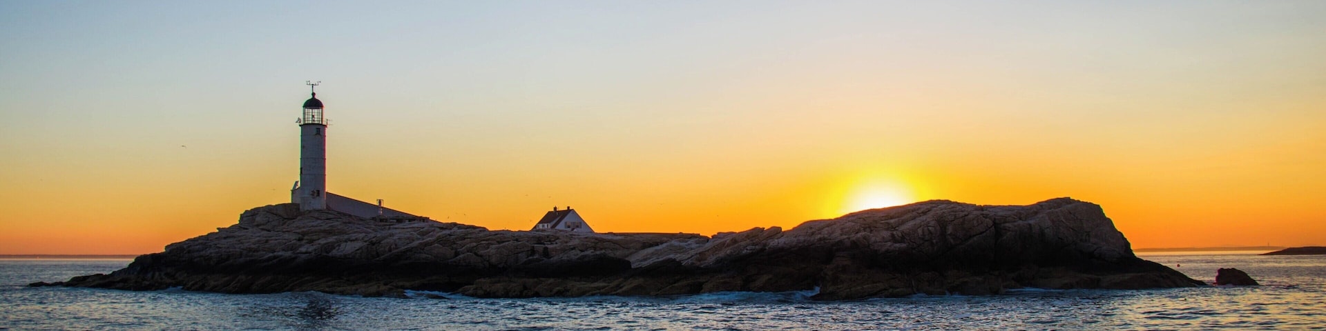This is actually White Island Light House. Taken the evening of 4th of July just as the sun set