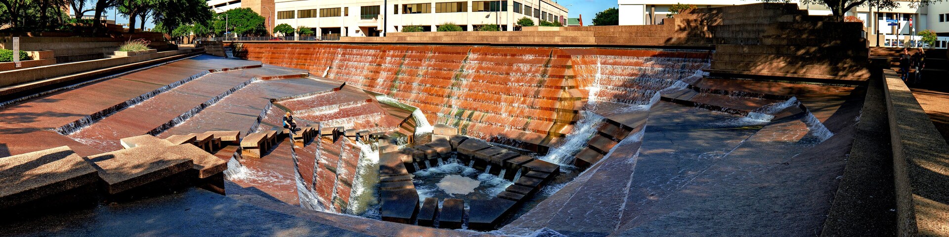 Water Gardens in Dowtown Fort Worth, Texas