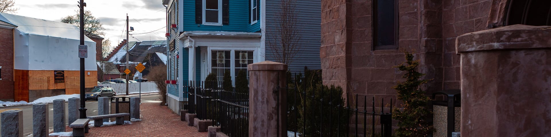 Salem, USA- March 03, 2019: This famous museum is located in a gothic styled, New England church type building and is popular with the public and tourists.