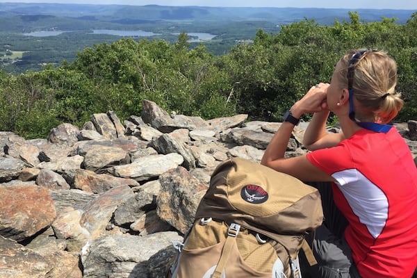 Lots of great views on CT/MA Appalachian Trail section.