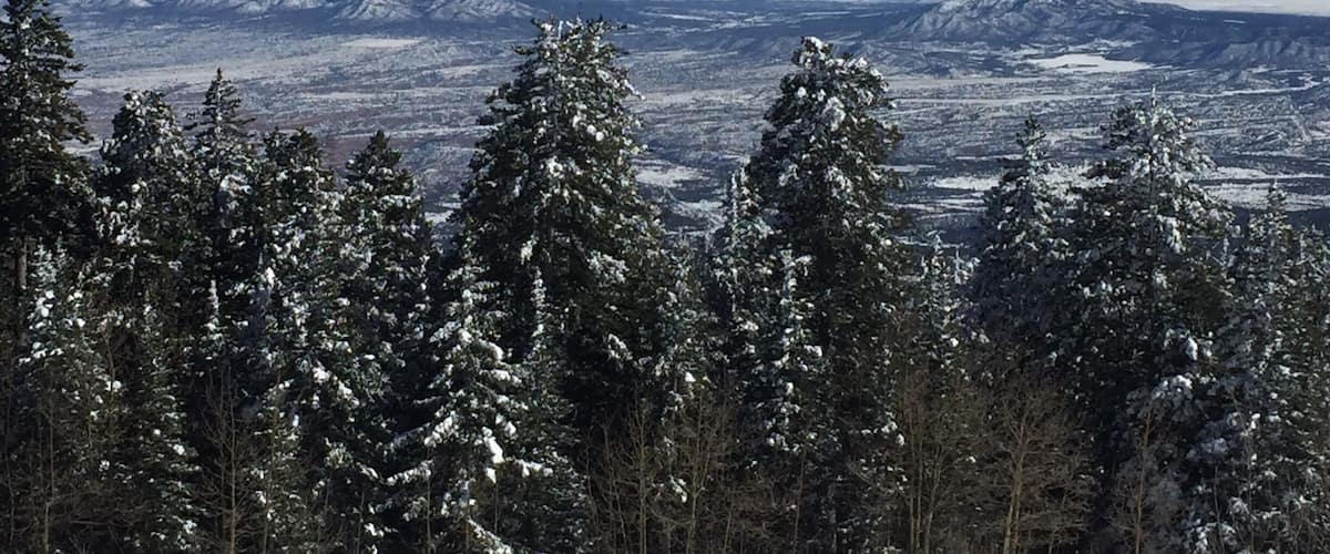 The view to the east from Sandia Crest.