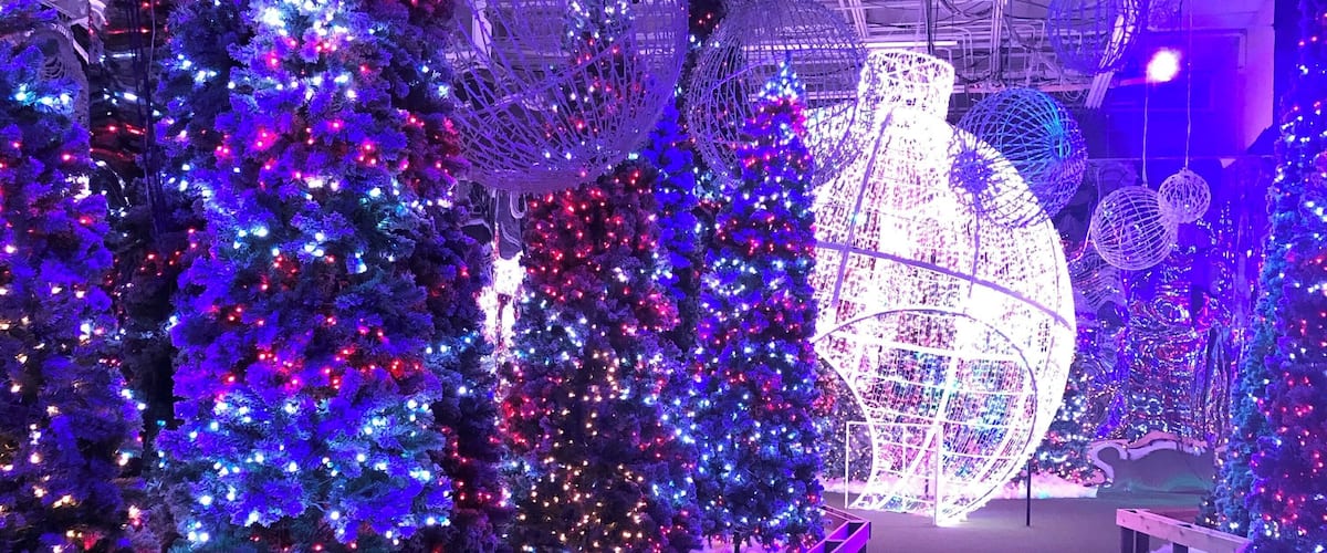 Santa’s Fantastical, not just for kids! It has thousands of Christmas lights, the largest indoor ornament and a speakeasy!