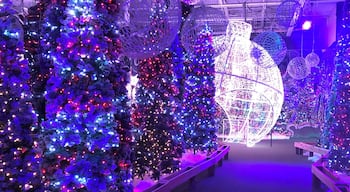 Santa’s Fantastical, not just for kids! It has thousands of Christmas lights, the largest indoor ornament and a speakeasy!