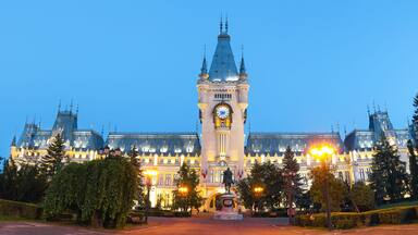 The Palace of Culture edifice in Iasi, Romania.