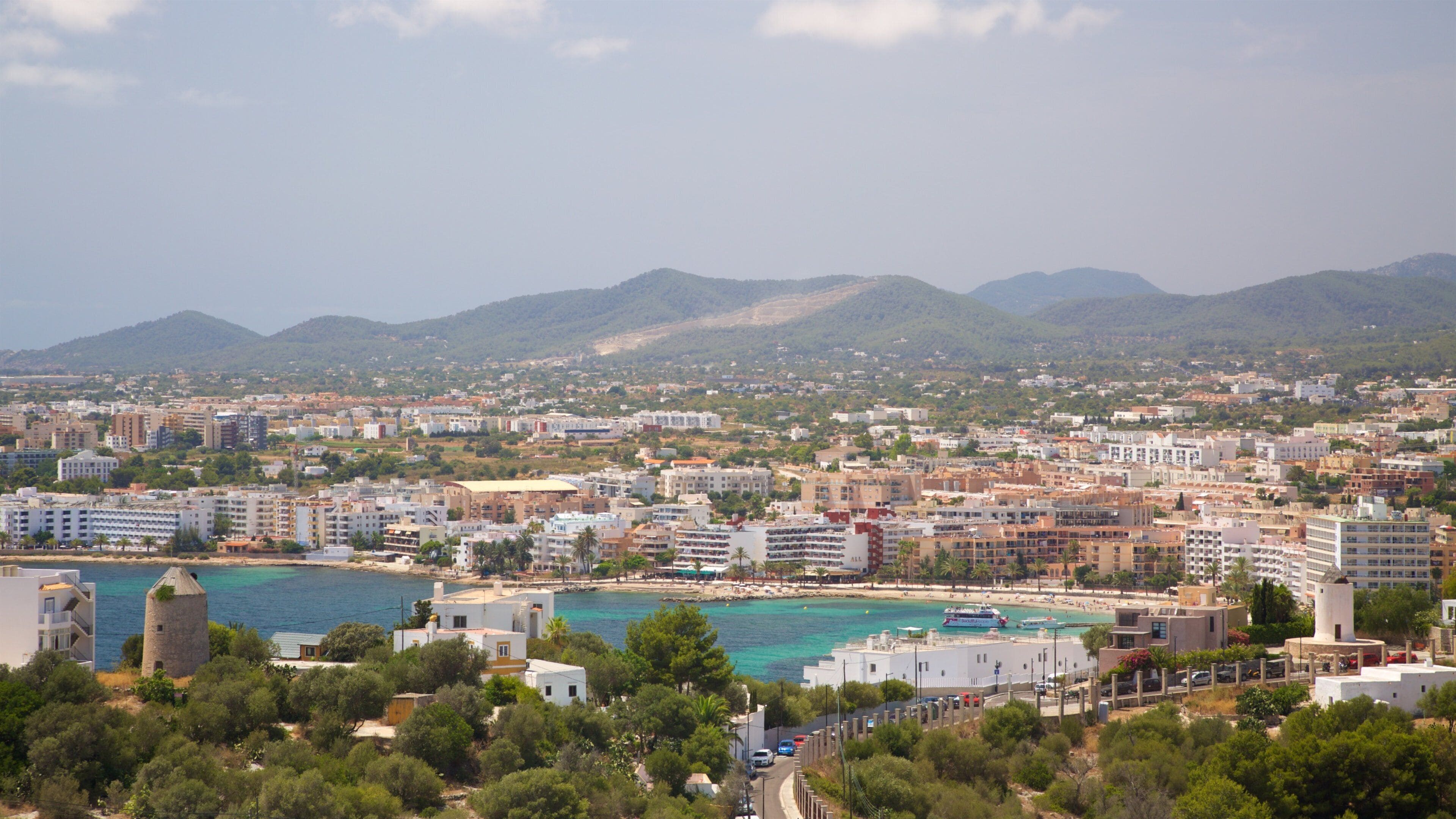St Maarten and St Martin which includes a city and landscape views