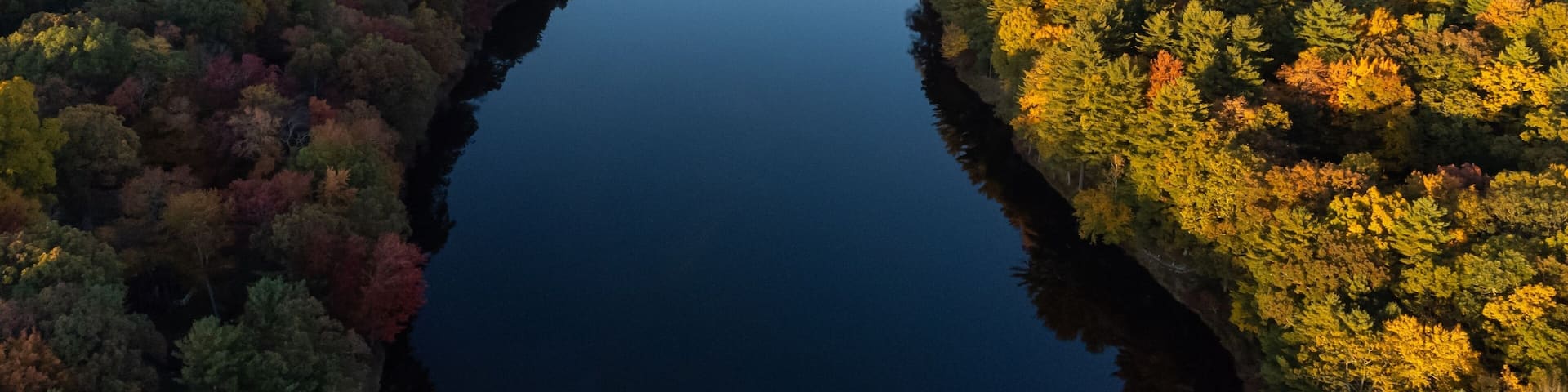 Autumnal Sunset in the Poconos