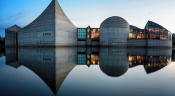 This beautiful Science Museum offers exhibits, films, live shows, & hands-on science & discovery programs for kids and adults. If you are in Wichita, give it a try!
#Kansas #Wichita #Travel #Architecture #Reflections #BVSBlue #culture #Trovember