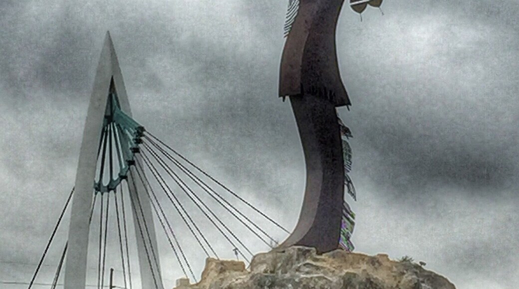 Right on the River downtown.