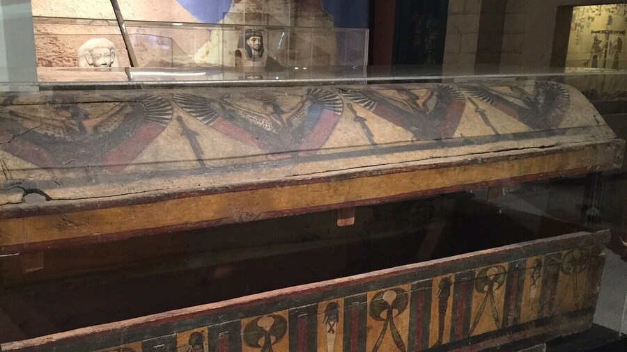 Fascinating Exhibit about Ancient Egypt that contains mummies, sarcophaguses, pottery and other artifacts.