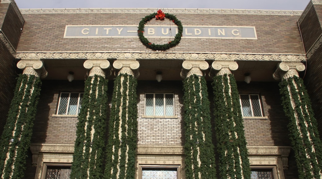 Idaho Falls caracterizando sinalização e arquitetura de patrimônio