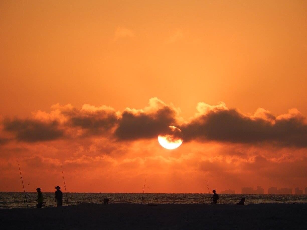 Beautiful sunset over Destin. 