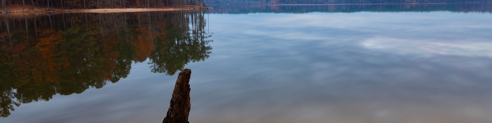 Early evening at Jordan Lake North Carolina