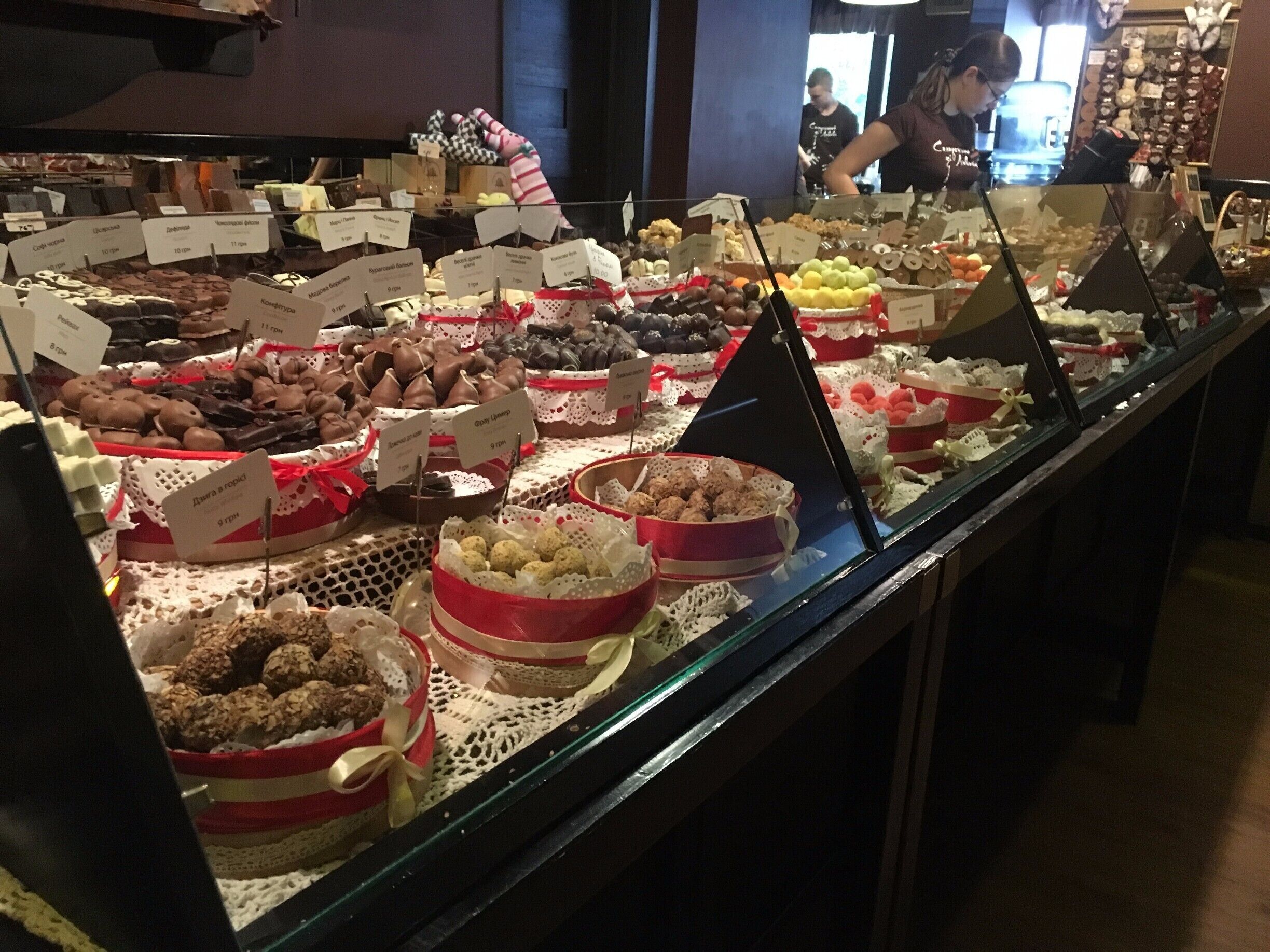 #SweetSpot

The largest, most-enticing collection of chocolates I've ever seen! 