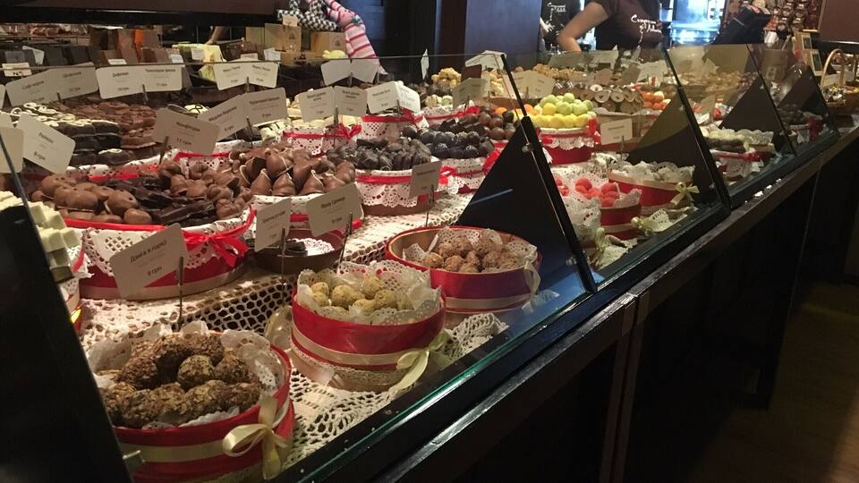 #SweetSpot
The largest, most-enticing collection of chocolates I've ever seen!