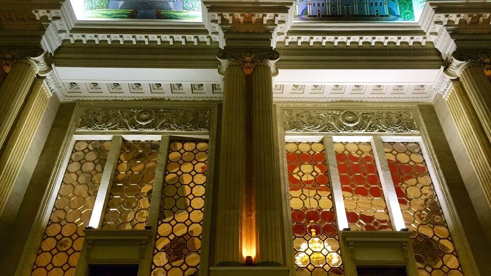 I've always loved the train station in Kyiv.