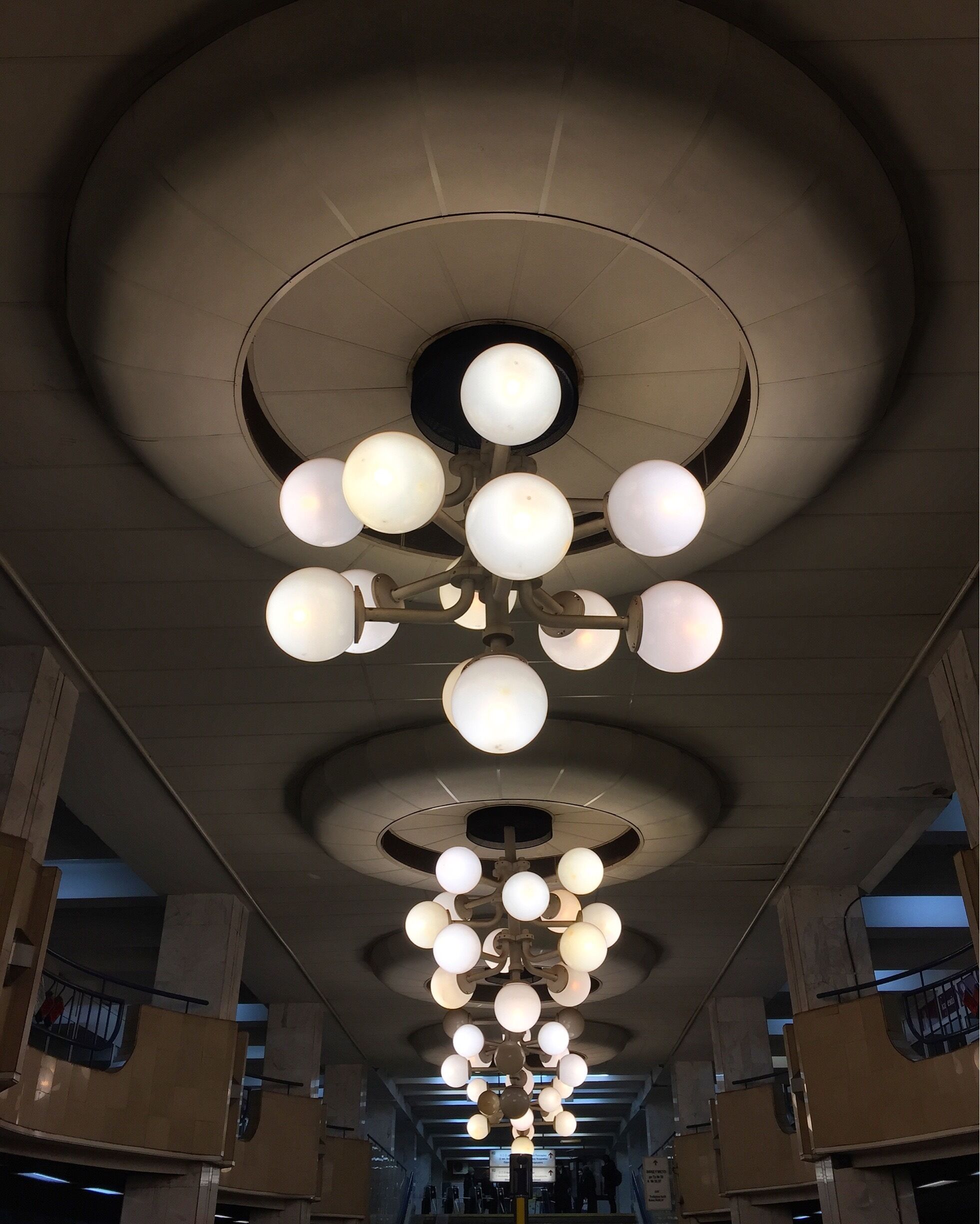 The prettiest part of the metro station. 